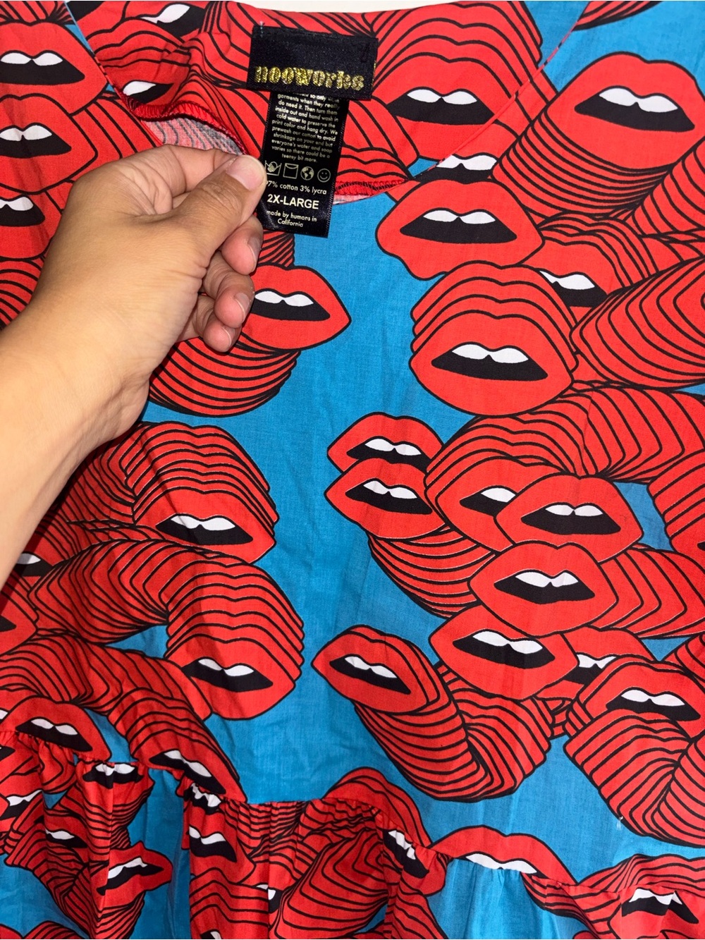 Lips dress 2X - Picture 4 of 5